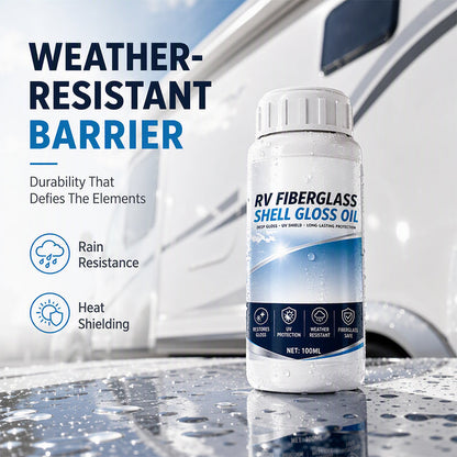 ⏳🔥limited-time 50% Off! ⏰rv Fiberglass Gloss Oil Shine Restorer🚐✨