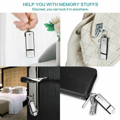Usb Flash Drive Voice Recorder 2-in-1 – Voice Activated, Smart Noise Reduction, Auto File Save