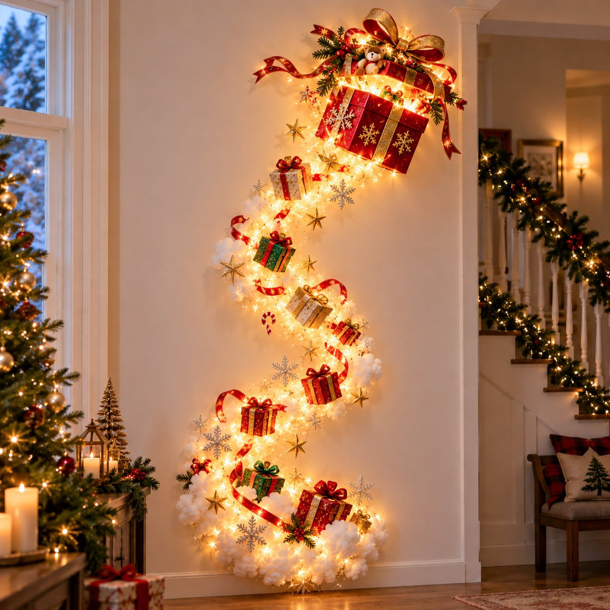 ✨christmas Magic Trail Wall Light - A Little Christmas Magic, Right On Your Wall✨