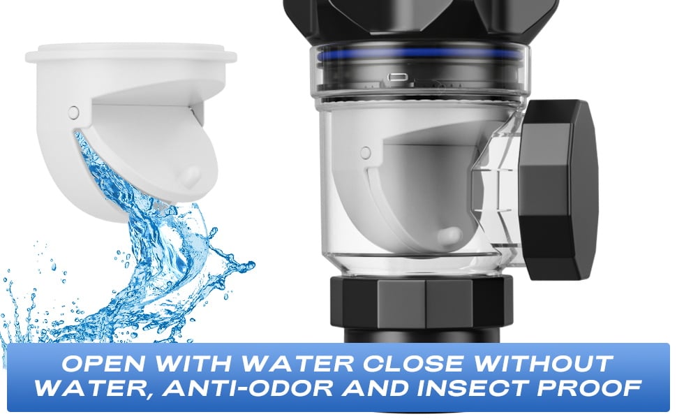 🚰 Bathroom Sink Drain Kit with Flexible Anti-Odor P-Trap