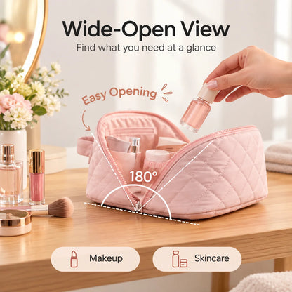 49% OFF This Week Promotions🎉🎉Travel Makeup Bag for Woman-Large Size