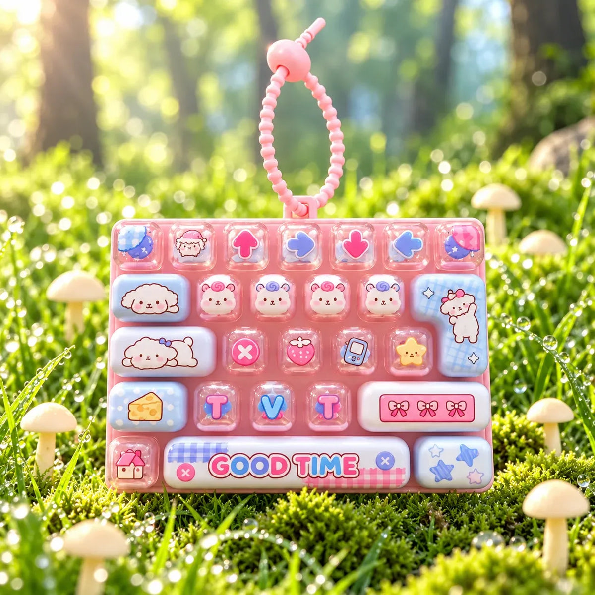 ⌨️ 26-Key Mini Fidget Keyboard Keychain™ – Cute Sensory Stress Relief Toy & Bag Charm