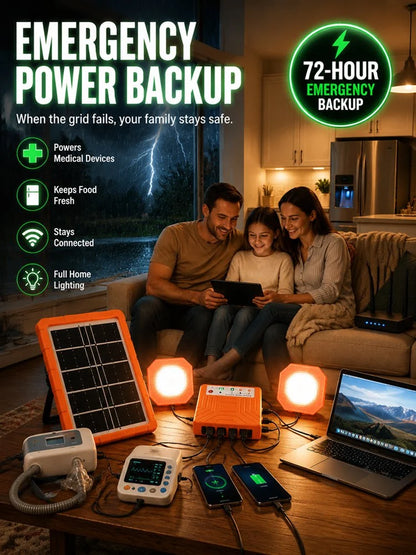 Household solar power generation kit