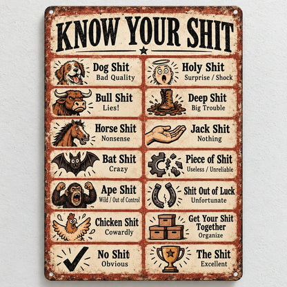 🎁Last Day 49% OFF - Funny Sayings Vintage Tin Sign