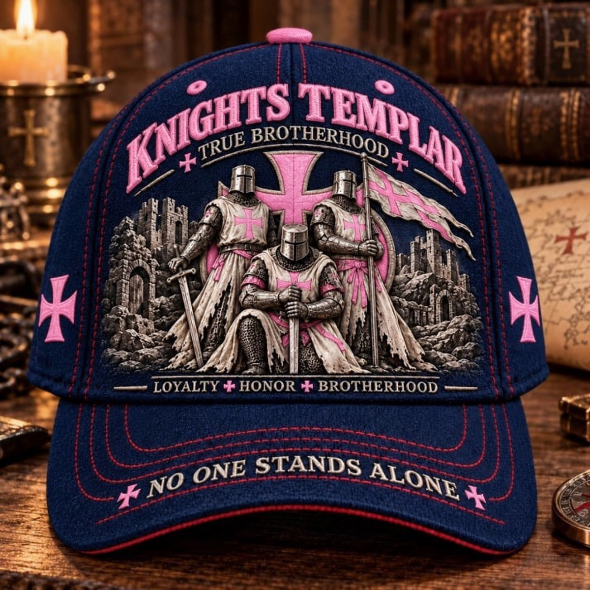 ⚔️ Knights Templar True Brotherhood Cap
