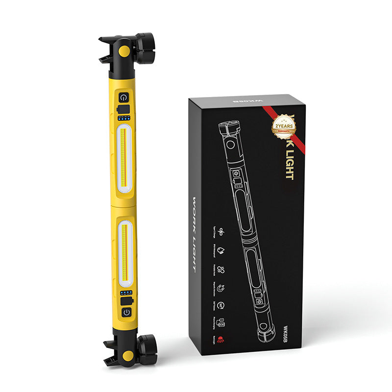 ⏰3000LM LED Work Light – Magnetic + hook, 5200mAh battery, 360° rotation. Type‑C fast charge. Bright as day anywhere! 🔋✨