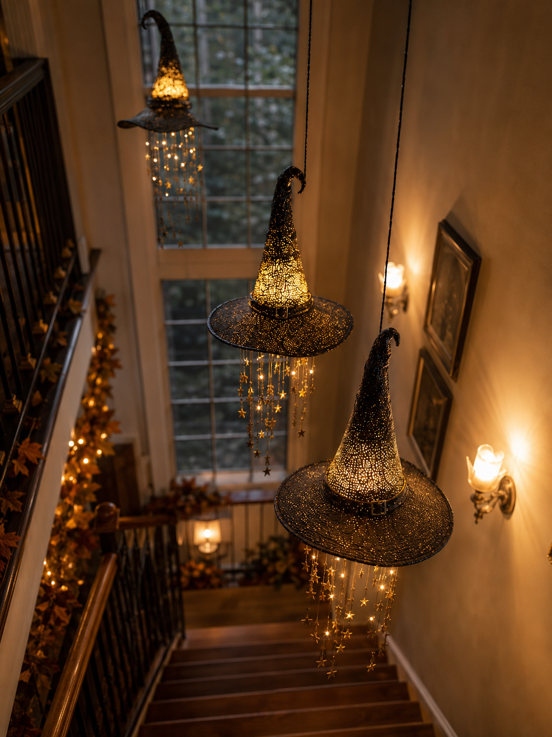 ✨ 50% OFF TODAY 🎃 Lighted Witch Hat Hanging Chime