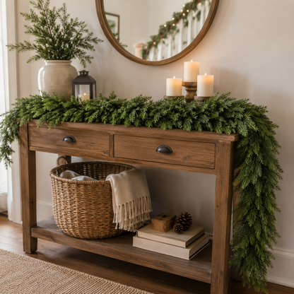 Faux Cedar Garland
