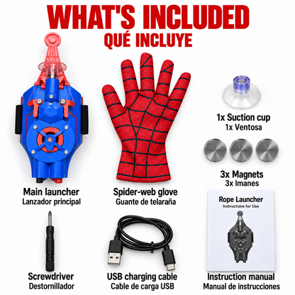 🕷️ Superhero Web Shooter Wrist Toy – Wearable Launcher with Wrist Strap, Interactive Web-Shooting Action Toy for Kids, Cosplay, Role Play & Gifts 🕸️⚡