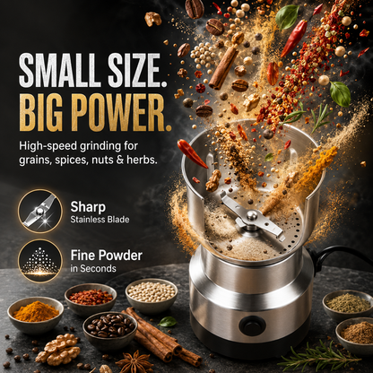 🔥HOT SALE SAVE 50%-💥 High-Speed Stainless Steel Grain Grinder