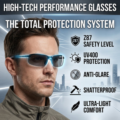 🔥 Intelligent Auto-Focus Zoom Glasses👓 - Blue Light Blocking & Anti-Eye Strain Rimless Eyewear