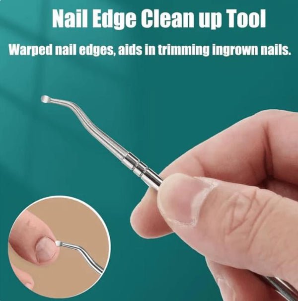 ✂️✨ Eagle Beak Wide Jaw Nail Clippers Set | Anti-Splash 25° Slanted Blade for Thick & Ingrown Toenails | Ultra-Sharp Stainless Steel Manicure & Pedicure Tool
