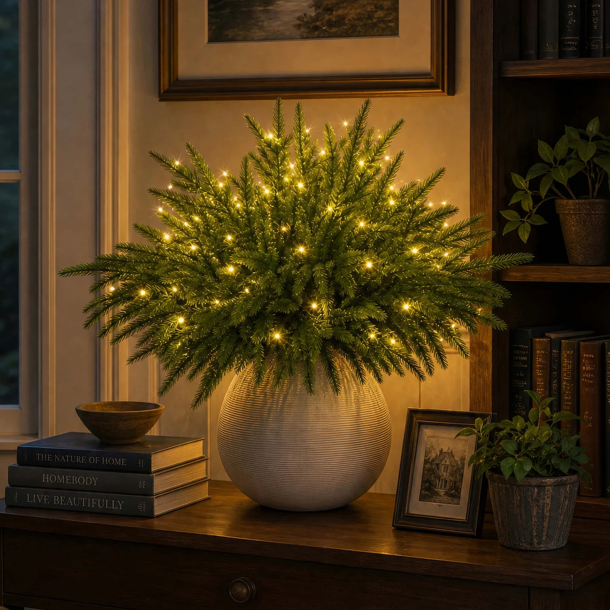 🔥🎄Christmas Enchanted Evergreen Pine– Set of 5 🌿