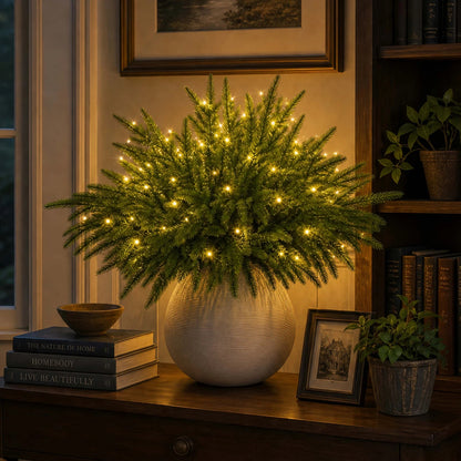 🔥🎄Christmas Enchanted Evergreen Pine– Set of 5 🌿