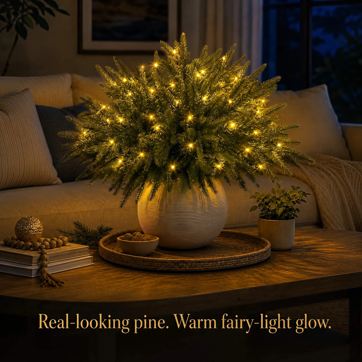 🔥🎄Christmas Enchanted Evergreen Pine– Set of 5 🌿