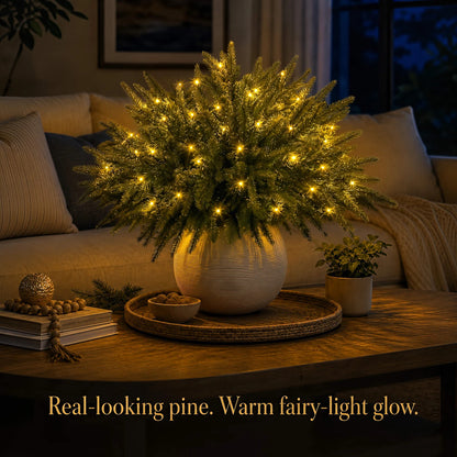 🔥🎄Christmas Enchanted Evergreen Pine– Set of 5 🌿