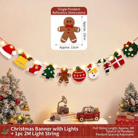 Gift Garland with String Lights