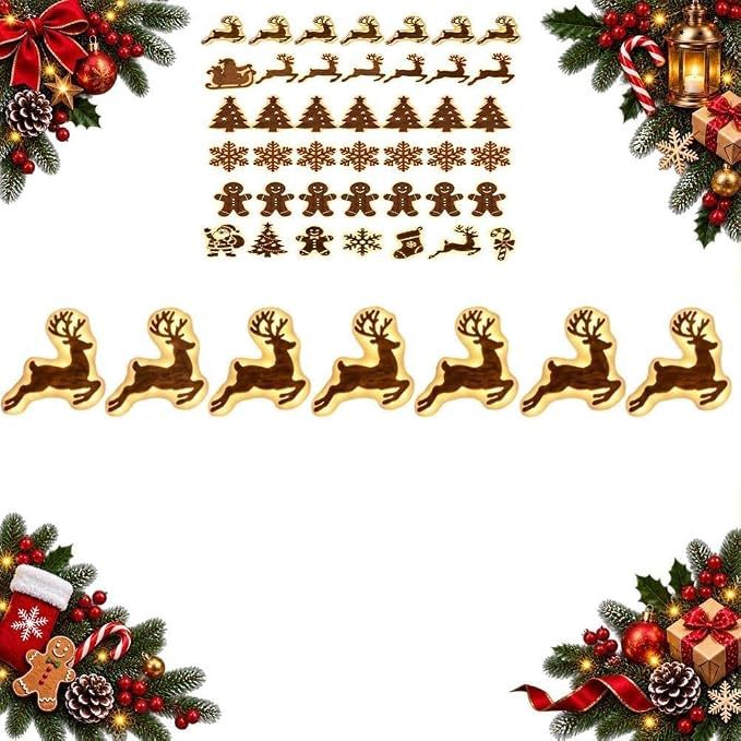 LED Reindeer Wall Decorations - Festive Christmas Lighting