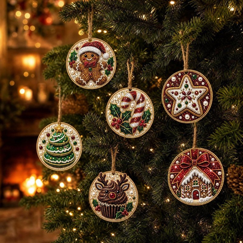 Christmas DIY Diamond Painting Ornaments
