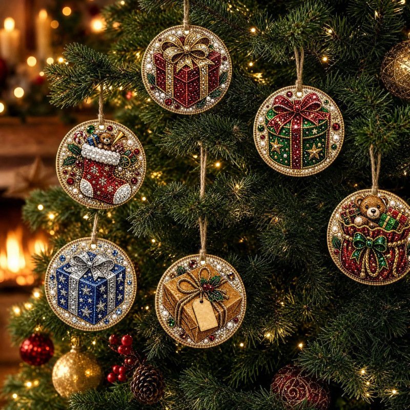 Christmas DIY Diamond Painting Ornaments