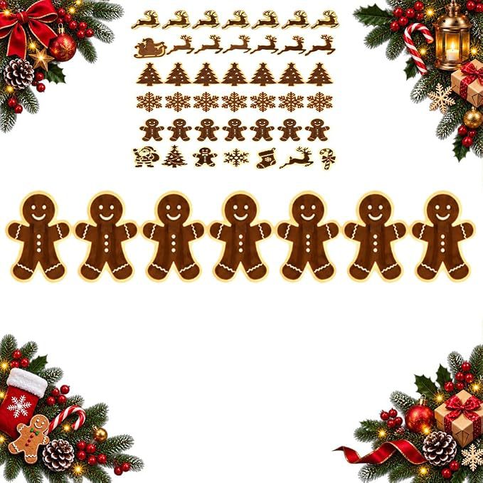 LED Reindeer Wall Decorations - Festive Christmas Lighting