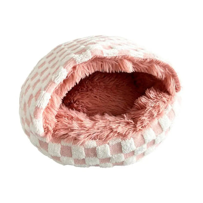 Hooded Plush Cat Cave 🐱☁️