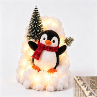 Playful Sliding Penguin