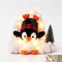 Merry Waving Penguin