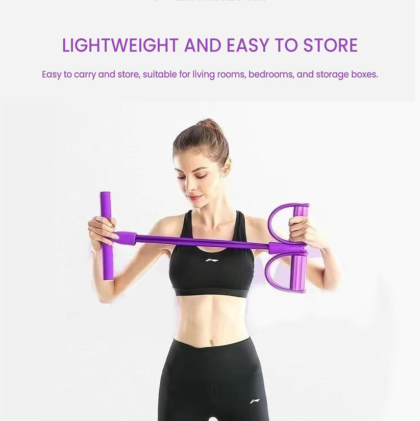 Multi-functional Pedal Resistance Band Trainer – Portable Foot Pedal Fitness Equipment