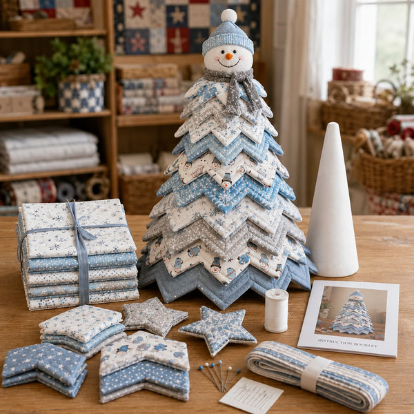 🔥Last Day 50% OFF ✨DIY Quilted Santa Christmas Tree Kit
