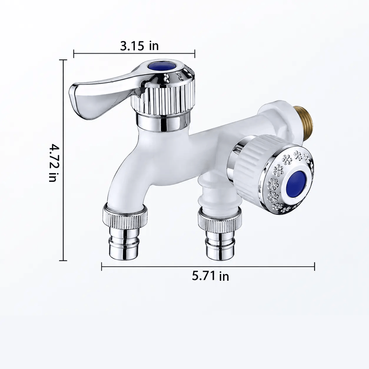 🎉Dual-Outlet Water Faucet | Run Washer & Hose Simultaneously ⚡