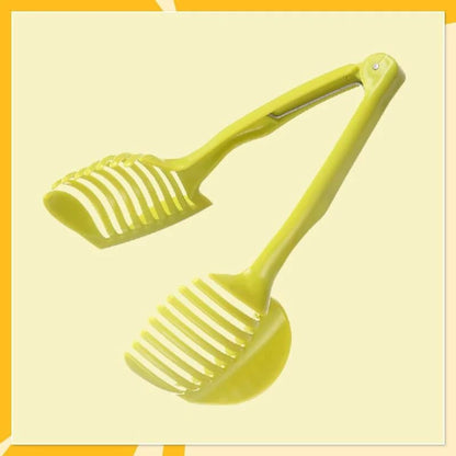 Creative Kitchen Slice Cutting Tool, Food‑Grade Aluminum Alloy Hand‑Held Slicer, Quick Slicing Holder