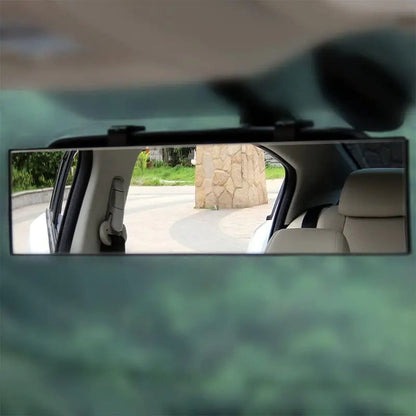 🚗 Wide Angle Rear View Mirror – 12' Anti-Glare Panoramic Clip-On Car Mirror