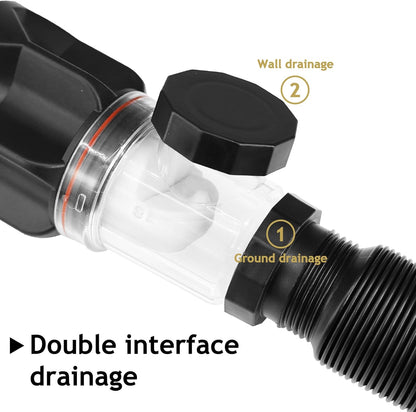 🚰 Bathroom Sink Drain Kit with Flexible Anti-Odor P-Trap