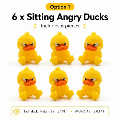😠 Angry Duck Desk Figurine – Add a cheeky touch to your workspace! 🐥