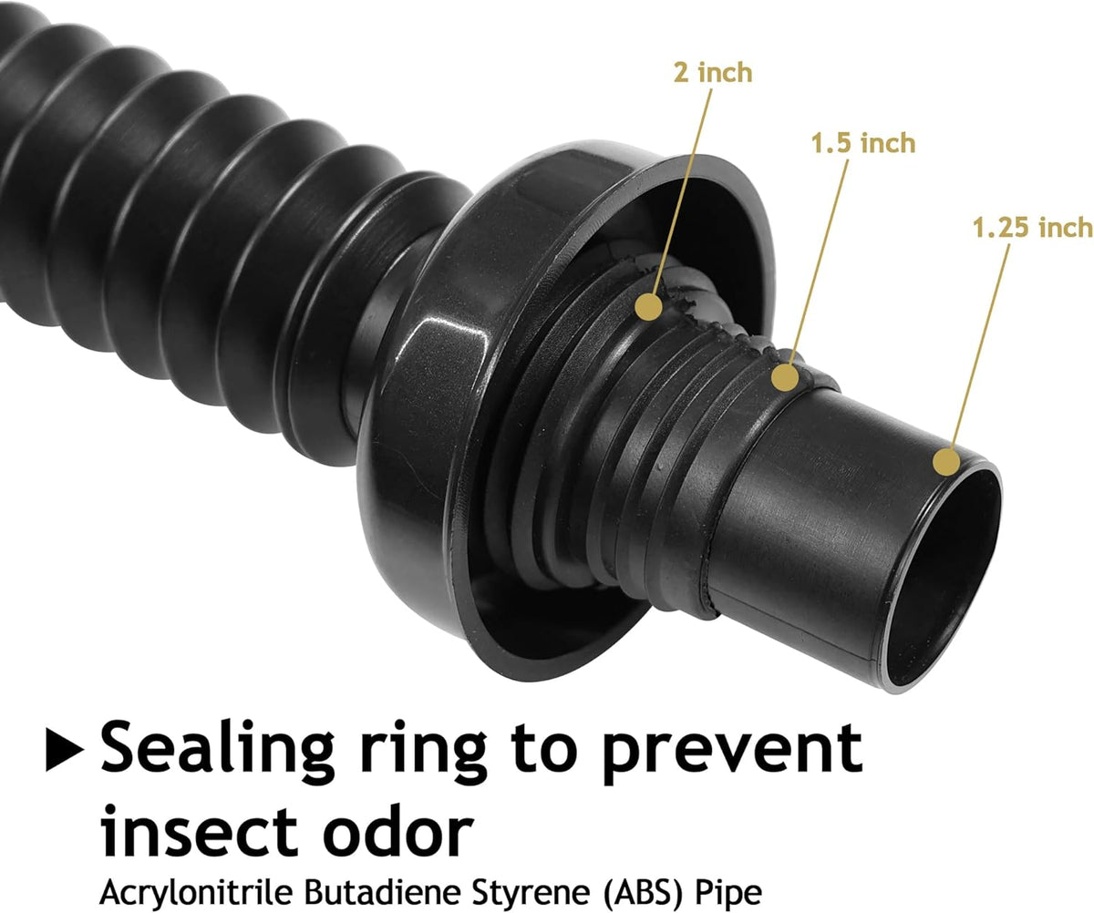 🚰 Bathroom Sink Drain Kit with Flexible Anti-Odor P-Trap