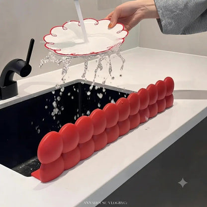 2-Piece Silicone Sink Splash Guard Set – Reusable Counter Barrier