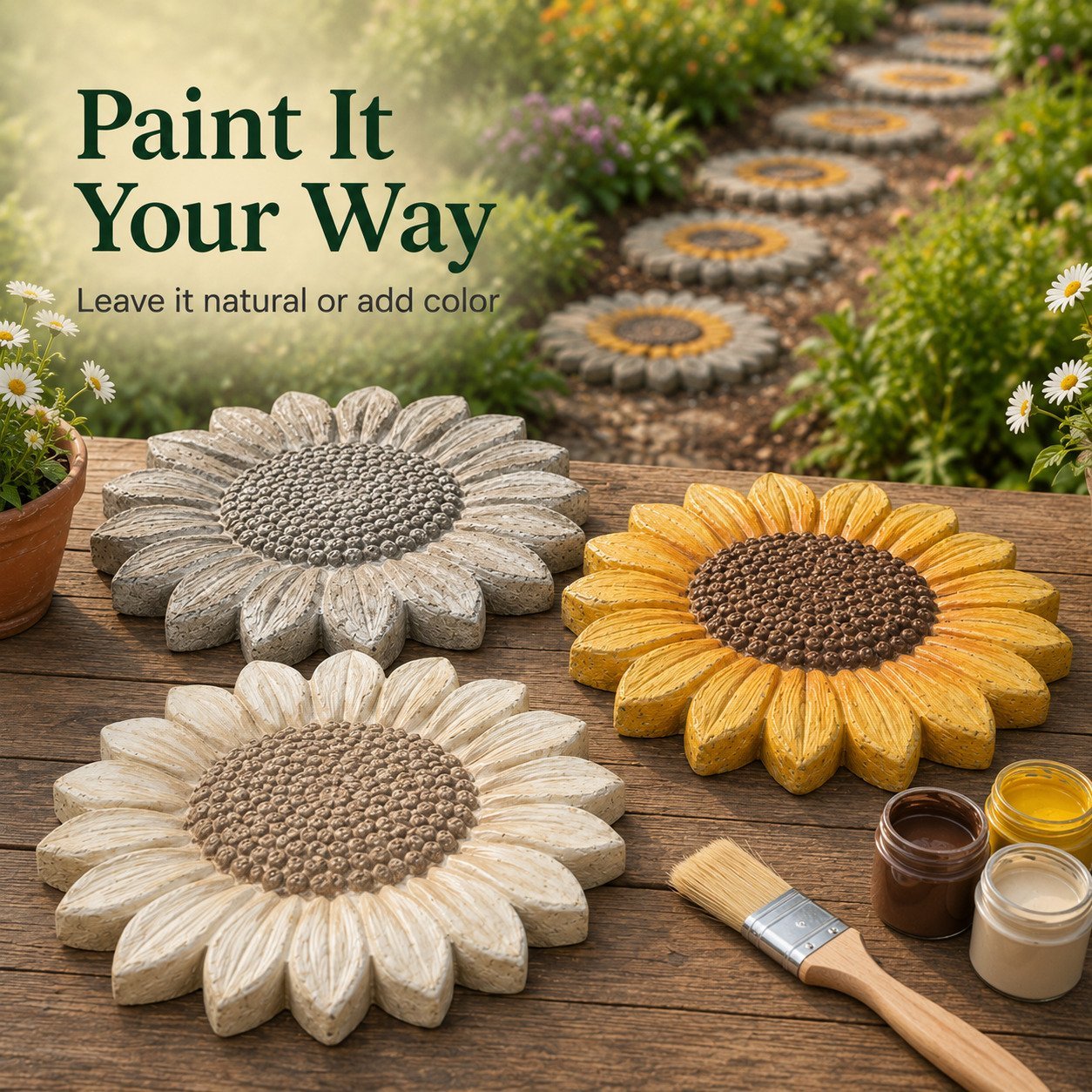 💥 LAST DAY 50% OFF - 🌻 Reusable Garden Art Mold – Make Your Garden Truly One of a Kind