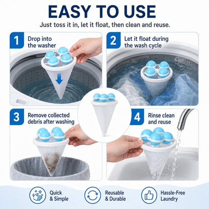 Last Day 49% OFF Floating Lint & Hair Catcher