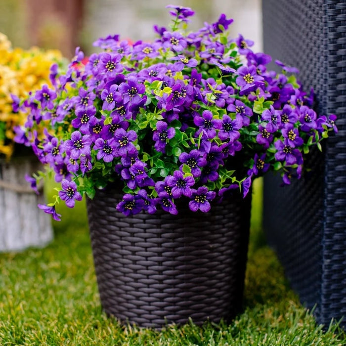 Upgraded High-grade Material Rainproof Lifelike Artificial Flowers With UV-Shield Coating