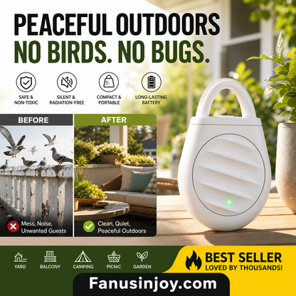 ⏳🔥LIMITED-TIME 50% OFF! ⏰Portable Ultrasonic Bird Repellent Keychain