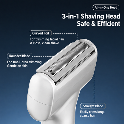 🪒Men's Rechargeable Foil Electric Shaver ⚡🧔– Efficient Close Shaving, Cordless Portable Wet & Dry Beard Razor for Daily Grooming