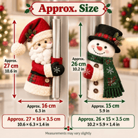 Snowman+Santa Claus（2 pcs）