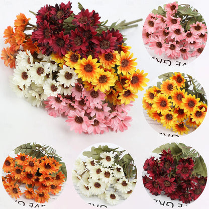 🔥 50% OFF Today Only 🔥 - Artificial Outdoor Mums Flowers - UV resistant, Waterproof, Windproof🌼