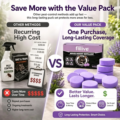 All-Natural Peppermint & Cinnamon Pest & Rodent Repellent Pucks
