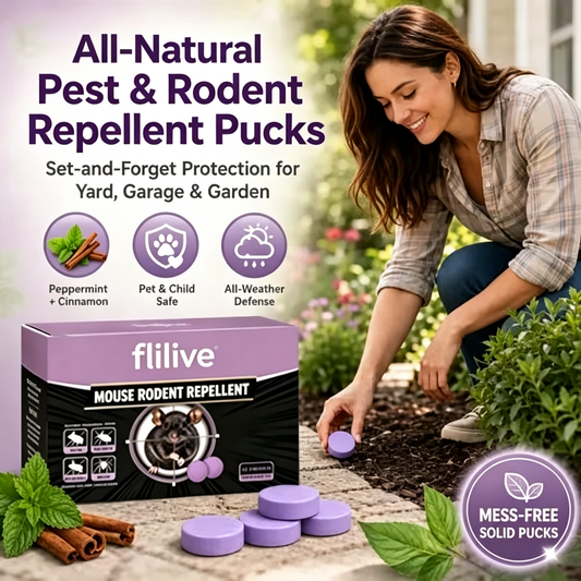 All-Natural Peppermint & Cinnamon Pest & Rodent Repellent Pucks