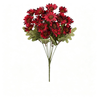 5 bunches of autumn red
