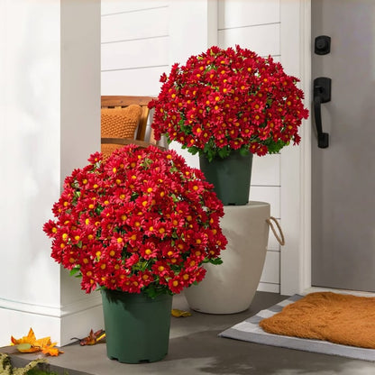 🔥 50% OFF Today Only 🔥 - Artificial Outdoor Mums Flowers - UV resistant, Waterproof, Windproof🌼