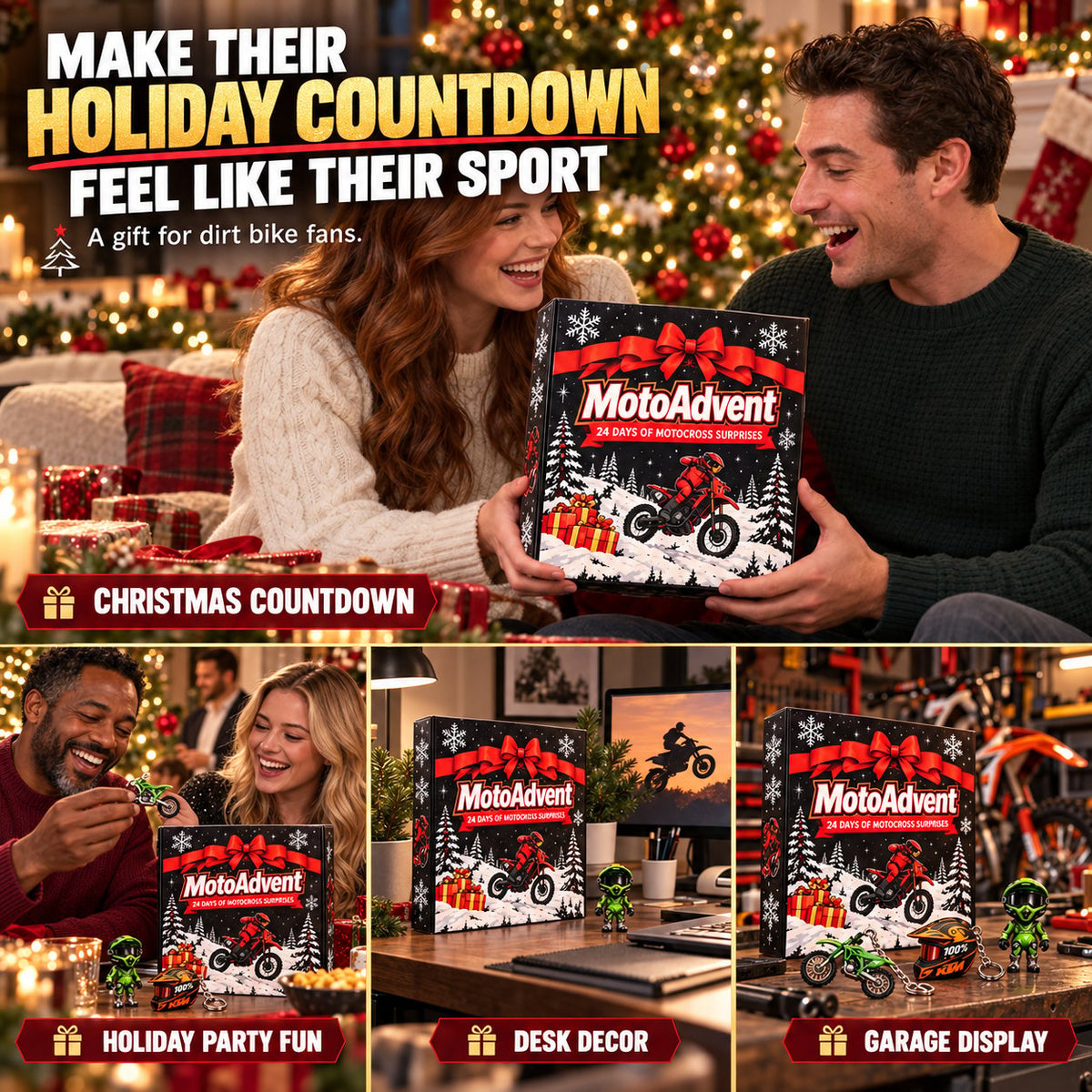 (🎁Last Day 49% OFF)🏍️Motocross Advent Calendar | 24 Days of Rider Themed Gifts