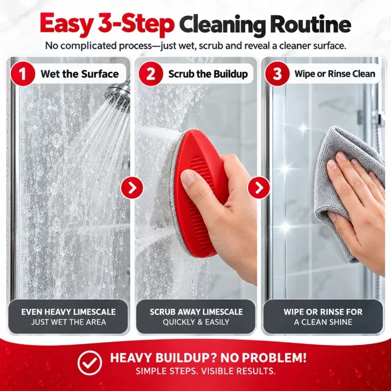 Limescale Remover Bathroom Cleaning Brush